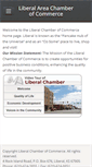 Mobile Screenshot of liberalkschamber.com